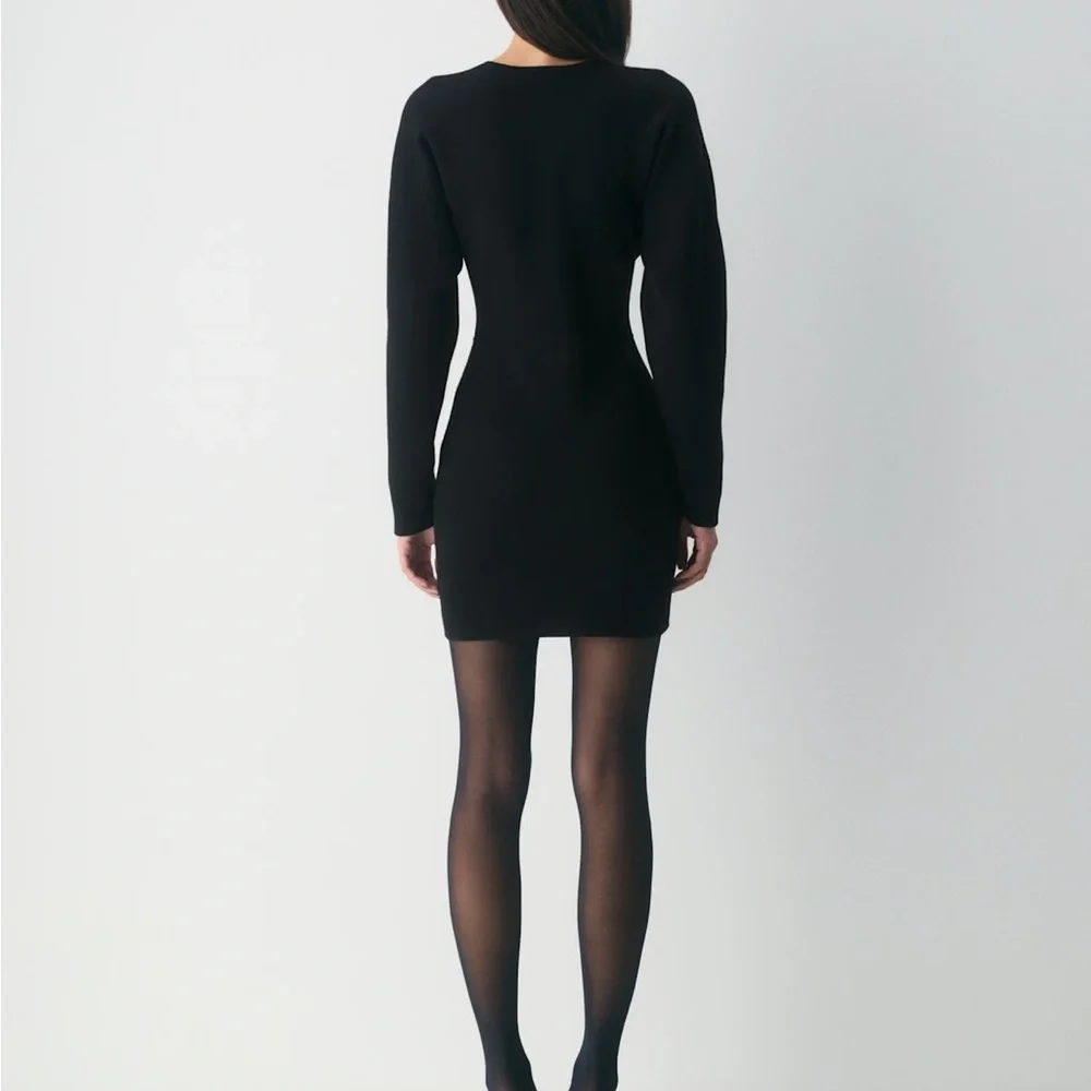 NWT Aritzia Babaton Delancey Dress in Black - Picture 6 of 10
